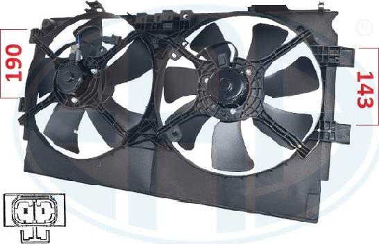 ERA 352099 - Fan, radiator car-mod.net