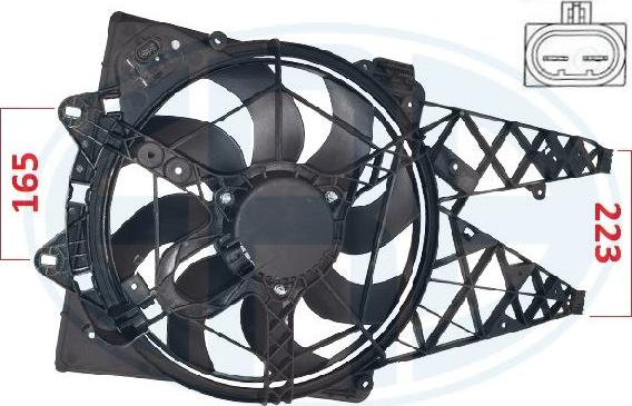 ERA 352093 - Fan, radiator car-mod.net