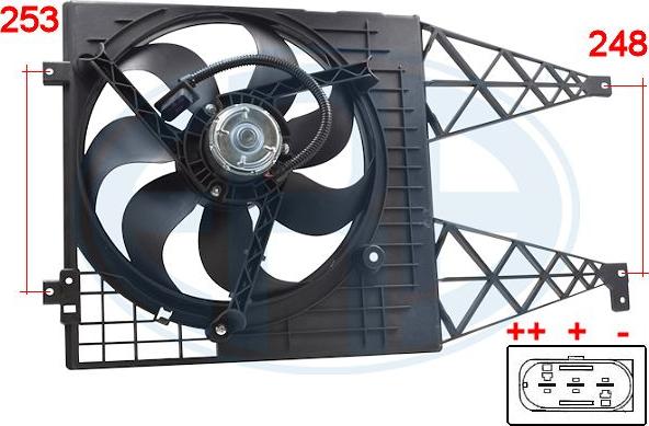 ERA 352046 - Fan, radiator car-mod.net