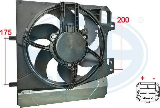 ERA 352057 - Fan, radiator car-mod.net