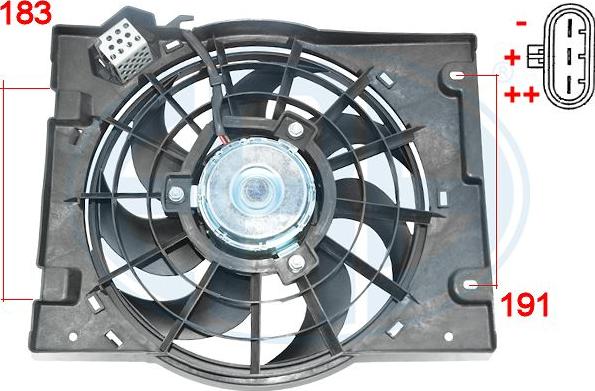 ERA 352066 - Fan, radiator car-mod.net