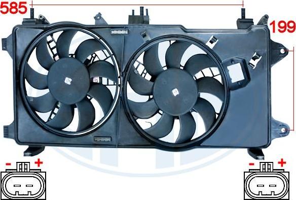 ERA 352060 - Fan, radiator car-mod.net