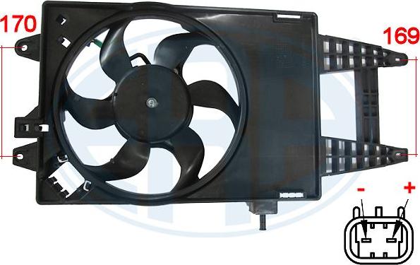 ERA 352004 - Fan, radiator car-mod.net