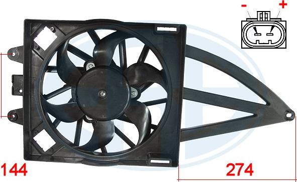 ERA 352003 - Fan, radiator car-mod.net