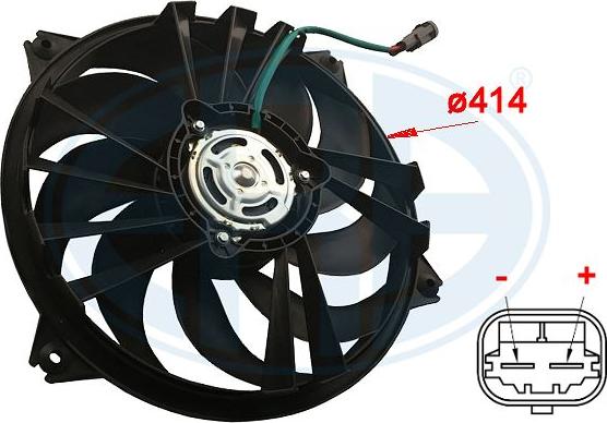 ERA 352011 - Fan, radiator car-mod.net