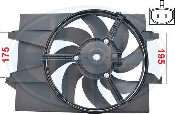 ERA 352085 - Fan, radiator car-mod.net