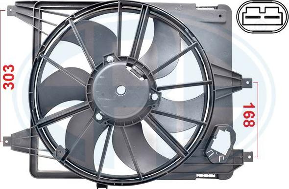 ERA 352086 - Fan, radiator car-mod.net
