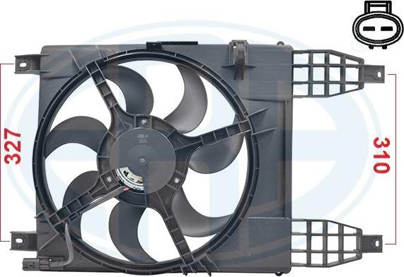ERA 352088 - Fan, radiator car-mod.net