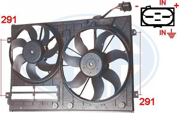 ERA 352035 - Fan, radiator car-mod.net