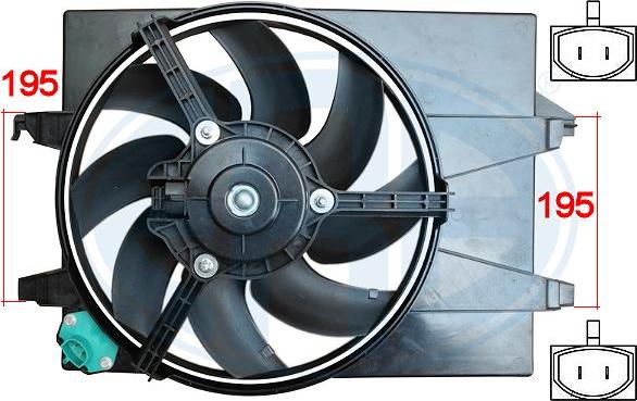 ERA 352070 - Fan, radiator car-mod.net