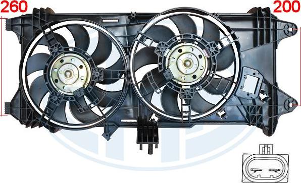 ERA 352073 - Fan, radiator car-mod.net