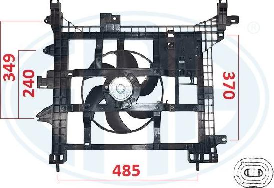 ERA 352104 - Fan, radiator car-mod.net