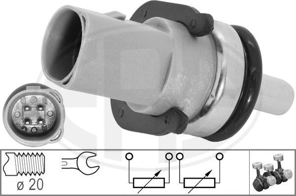 ERA 330141 - Coolant temperature Sensor car-mod.net