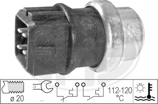 ERA 330164 - Temperature Switch, radiator / air conditioner fan car-mod.net