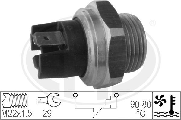 ERA 330165 - Temperature Switch, radiator / air conditioner fan car-mod.net