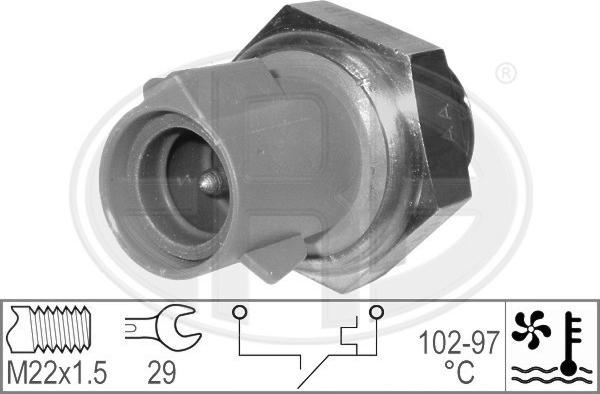 ERA 330185 - Temperature Switch, radiator / air conditioner fan car-mod.net