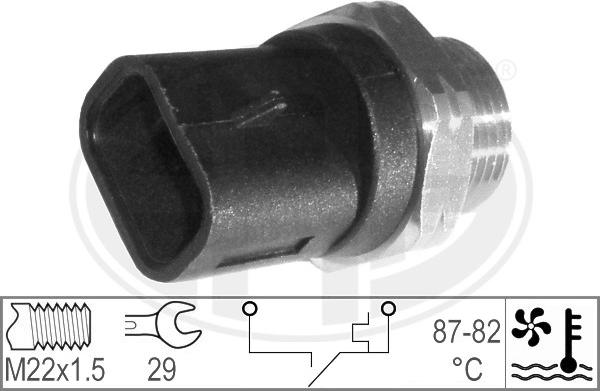 ERA 330178 - Temperature Switch, radiator / air conditioner fan car-mod.net
