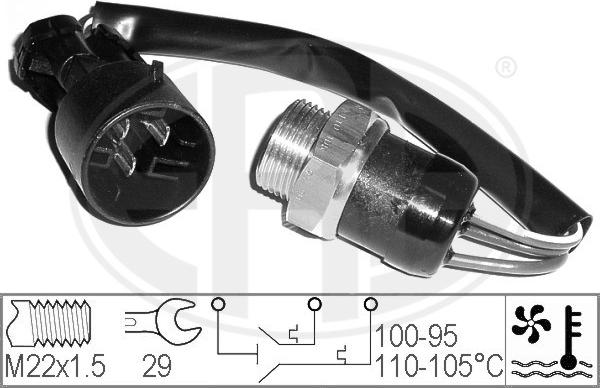 ERA 330305 - Temperature Switch, radiator / air conditioner fan car-mod.net
