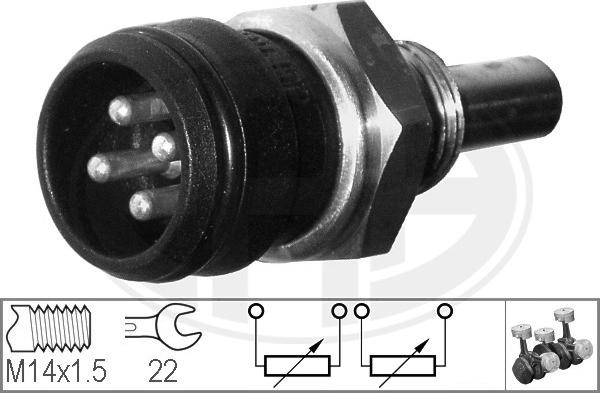 ERA 330334 - Coolant temperature Sensor car-mod.net