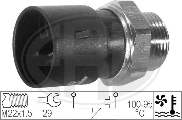 ERA 330298 - Temperature Switch, radiator / air conditioner fan car-mod.net