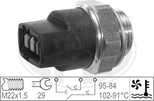 ERA 330268 - Temperature Switch, radiator / air conditioner fan car-mod.net