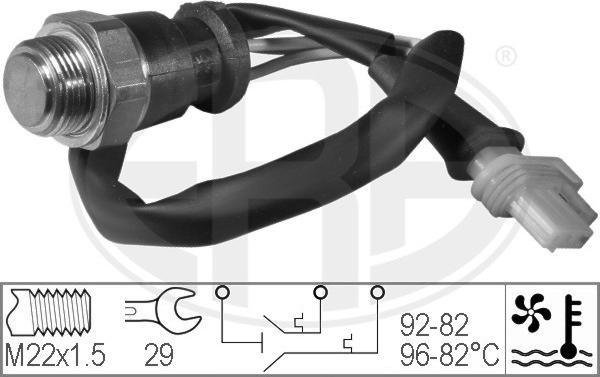 ERA 330209 - Temperature Switch, radiator / air conditioner fan car-mod.net