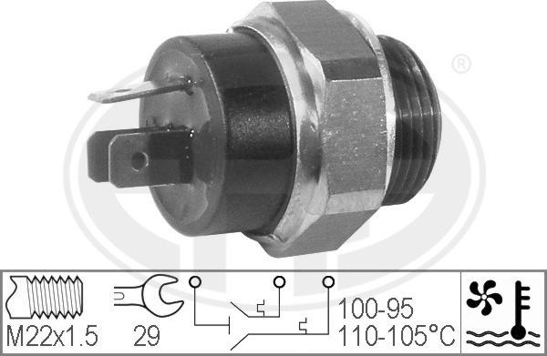 ERA 330210 - Temperature Switch, radiator / air conditioner fan car-mod.net