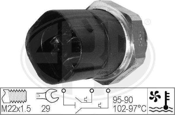 ERA 330280 - Temperature Switch, radiator / air conditioner fan car-mod.net