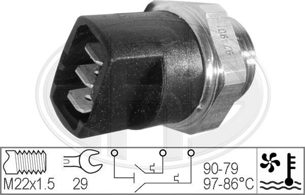 ERA 330281 - Temperature Switch, radiator / air conditioner fan car-mod.net