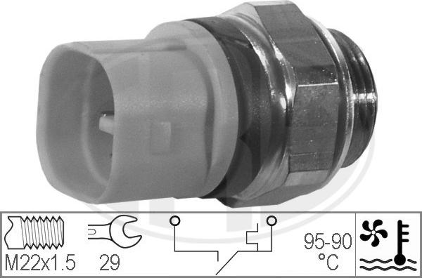ERA 330282 - Temperature Switch, radiator / air conditioner fan car-mod.net
