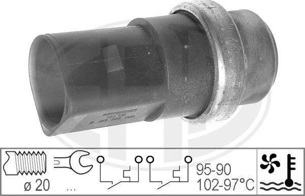 ERA 330231 - Temperature Switch, radiator / air conditioner fan car-mod.net