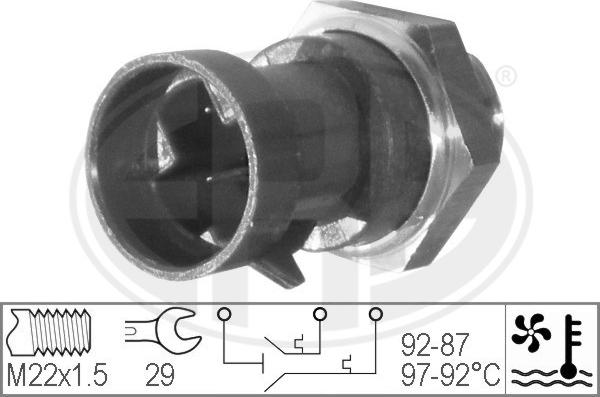 ERA 330228 - Temperature Switch, radiator / air conditioner fan car-mod.net