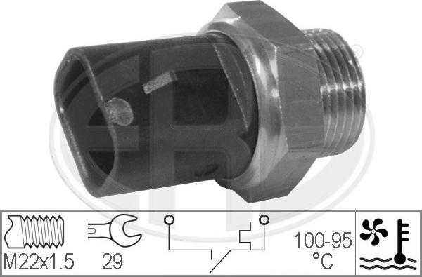 ERA 330277 - Temperature Switch, radiator / air conditioner fan car-mod.net