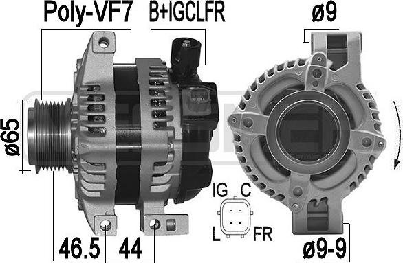 ERA 209498A - Alternator car-mod.net