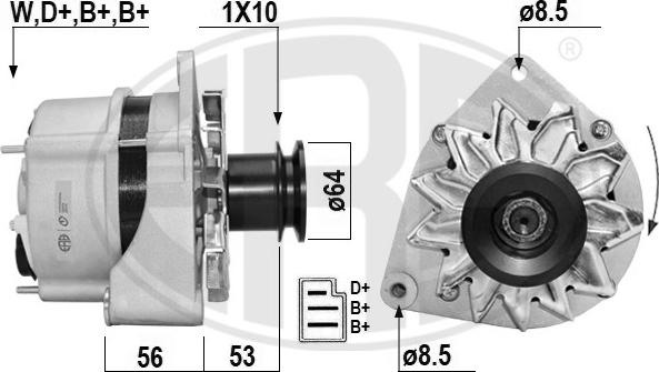 ERA 209667A - Alternator car-mod.net