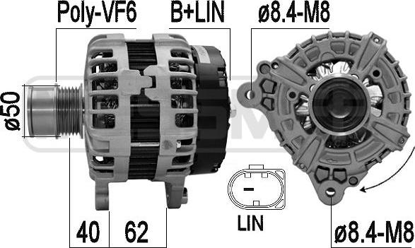 ERA 209614A - Alternator car-mod.net