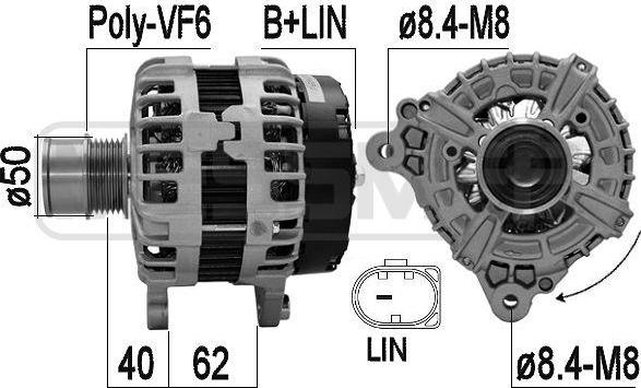 ERA 209614 - Alternator car-mod.net