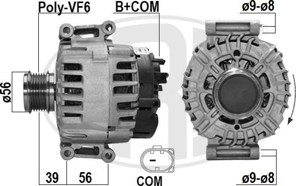 ERA 209631 - Alternator car-mod.net