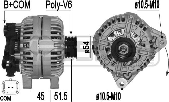 ERA 209099A - Alternator car-mod.net