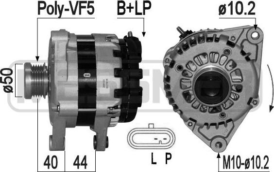 ERA 209133 - Alternator car-mod.net