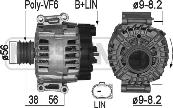 ERA 209321 - Alternator car-mod.net