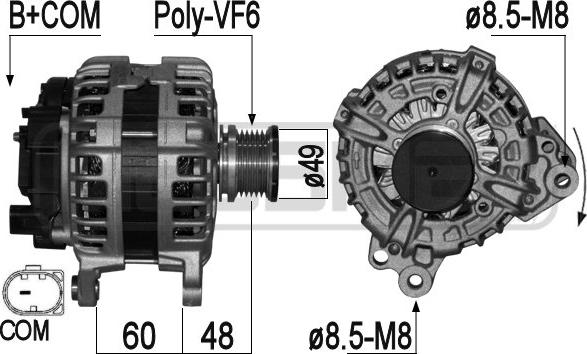 ERA 209252 - Alternator car-mod.net