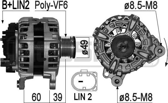 ERA 209260 - Alternator car-mod.net