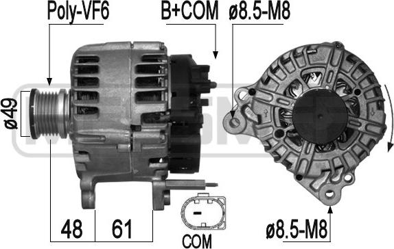 ERA 209287 - Alternator car-mod.net