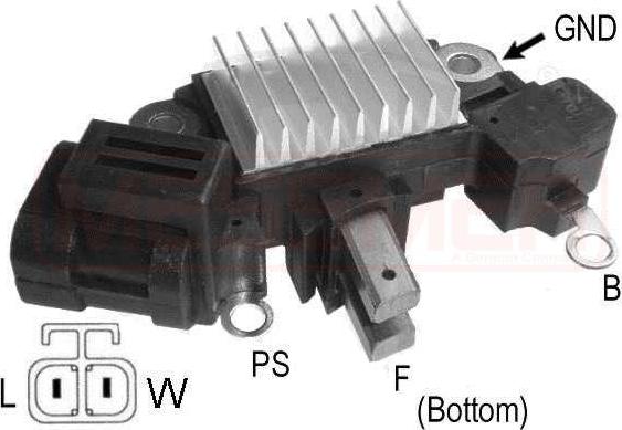 ERA 215406 - Voltage regulator, alternator car-mod.net