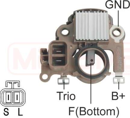 ERA 215563 - Voltage regulator, alternator car-mod.net