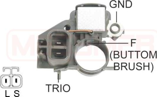 ERA 215520 - Voltage regulator, alternator car-mod.net