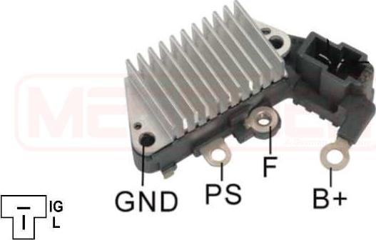 ERA 215663 - Voltage regulator, alternator car-mod.net