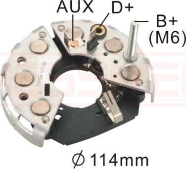 ERA 215315 - Rectifier, alternator car-mod.net
