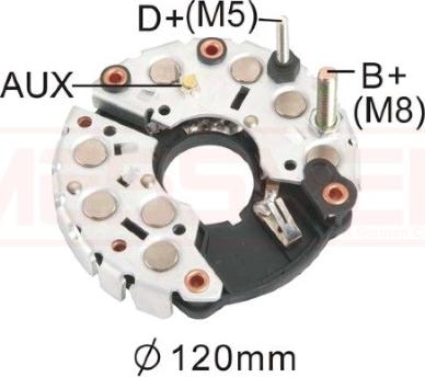 ERA 215339 - Rectifier, alternator car-mod.net